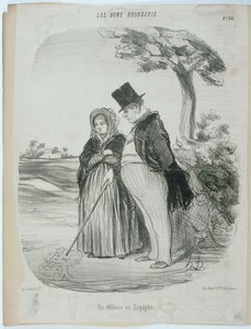 Egy kastély Spanyolországban alkotó: Honoré Daumier