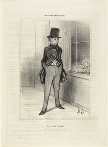 „Az arany csak egy illúzió” – a Le Charivari „Émotions Parisiennes” sorozatának 2. száma alkotó: Honoré Daumier