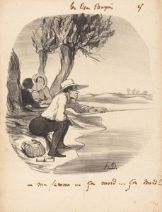 A feleségem... harap... harap! alkotó: Honoré Daumier