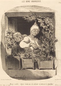 Példás háztartás... alkotó: Honoré Daumier