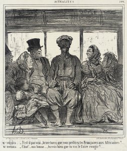 Potardné. - Ugye így van, bátor Turco... alkotó: Honoré Daumier