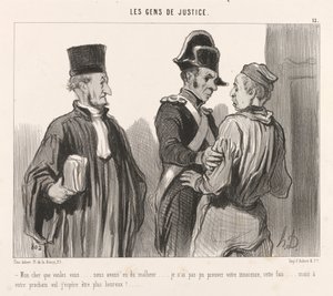 Kedvesem mit akarsz... alkotó: Honoré Daumier