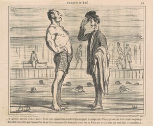 Uram, lenne szíves megmondani... alkotó: Honoré Daumier