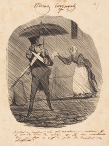 Uram… Uram, itt van a zsebkendője alkotó: Honoré Daumier
