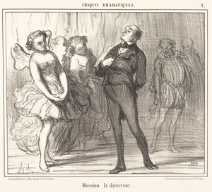 Mossie a rendező alkotó: Honoré Daumier