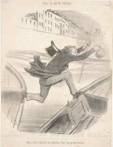 A márnák saját otthonukban történő elhozásának módja alkotó: Honoré Daumier