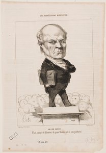 Odilon Barrot alkotó: Honoré Daumier