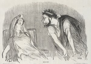 Oidipusz alkotó: Honoré Daumier