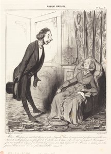 Igen, asszonyom, teljesen odaadó vagyok a mi... hercegünk iránt... alkotó: Honoré Daumier