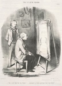 Igen, néhai feleségem! ... alkotó: Honoré Daumier