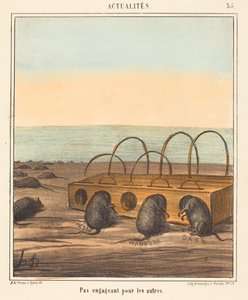 Nicht einladend für die anderen alkotó: Honoré Daumier