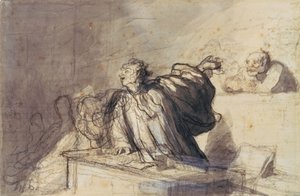 A védelem érvelése alkotó: Honoré Daumier