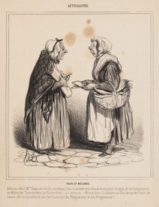 Mértékek és súlyok, az „Aktualitások” rovatból alkotó: Honoré Daumier