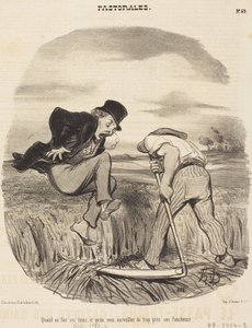 Amikor szénát csinálnak ... alkotó: Honoré Daumier