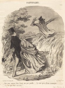 Milyen buták vagyunk, hogy ennyire félünk... alkotó: Honoré Daumier
