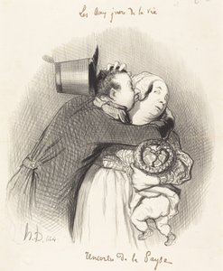 Találkozás a parasztasszonnyal alkotó: Honoré Daumier