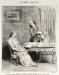 Elhalasztva… egy ajtó nyitva marad számomra… alkotó: Honoré Daumier