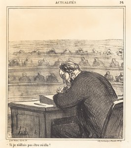 Ha nem választanának újra! alkotó: Honoré Daumier