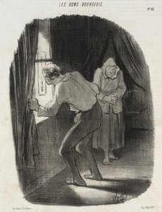 Hat fokkal nulla alatt... Ah! Már nem csodálkozom... alkotó: Honoré Daumier
