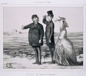 Művészek emlékei: La Varenne-Saint-Maur-ban alkotó: Honoré Daumier