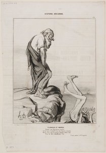 TELEMACHOSZ ÉS MENTOR alkotó: Honoré Daumier