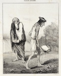 Télemakhosz, akit elpusztított a szerelem alkotó: Honoré Daumier