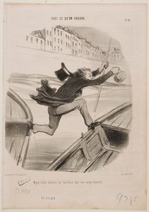 A halak fogásának legjobb módszere… alkotó: Honoré Daumier