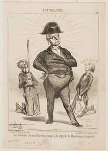A híres Odilon Barrot alkotó: Honoré Daumier