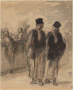 Két ügyvéd alkotó: Honoré Daumier