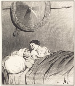 Odüsszeusz és Pénelope alkotó: Honoré Daumier