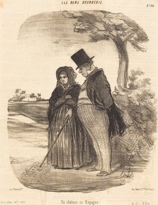 Légvár Spanyolországban alkotó: Honoré Daumier