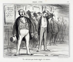 Szünet harmincfokos hőségben alkotó: Honoré Daumier