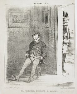 Egy republikánus képviselő szabadságon alkotó: Honoré Daumier
