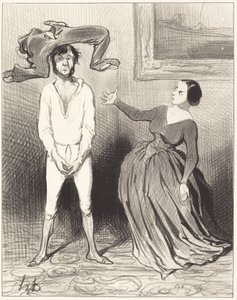 Egy olyan nő, mint én ... gombot varrjon fel? ... alkotó: Honoré Daumier