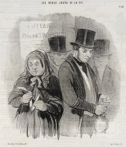 Egy jótékonysági sorsjáték alkotó: Honoré Daumier