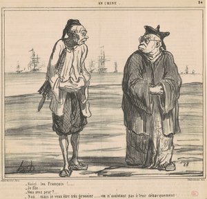 Jöjjenek a franciák! ... én lányom ... alkotó: Honoré Daumier