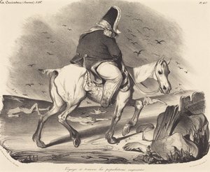 Utazás a buzgó lakosság körében alkotó: Honoré Daumier