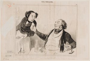 Pincér, mi ez?… alkotó: Honoré Daumier
