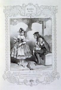 illusztrációk ötletekről és legendákról Philipon Les Cent és Robert Macaire címmel alkotó: Honoré Daumier