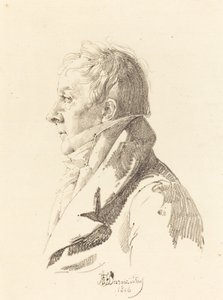Egy férfi portréja alkotó: Honore Jean Dubois Duperray