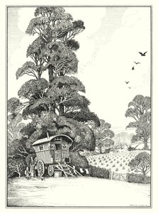 Augusztus (litográfia) alkotó: Horace J. Knowles