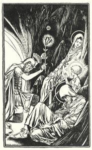Betlehemi gyermekek (litográfia) alkotó: Horace J. Knowles