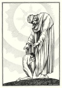 Illusztráció a Hegyi beszédhez (metszet) alkotó: Horace J. Knowles