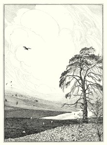 Október (litográfia) alkotó: Horace J. Knowles