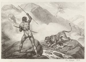Afrikai vadász alkotó: Emile Jean Horace Vernet