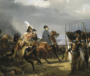 A jénai csata. 1806. október 14. alkotó: Horace Vernet