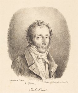 Carle Vernet mellszobra