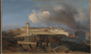 A második támadás Constantine ellen, 1837. október 13. alkotó: Horace Vernet