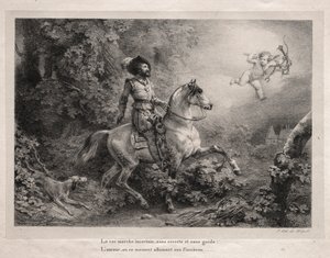 IV. Henrik francia király alkotó: Emile Jean Horace Vernet