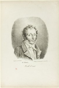 Carle Vernet portréja alkotó: Emile Jean Horace Vernet